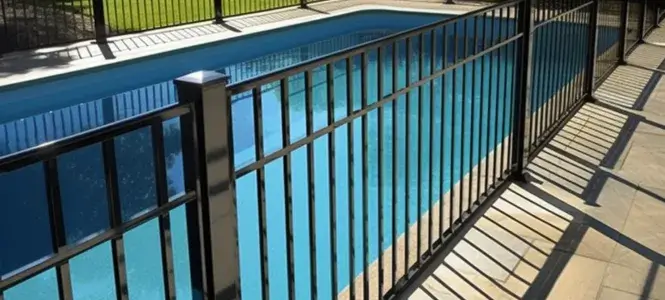 Elegant aluminium pool fence in Port Macquarie