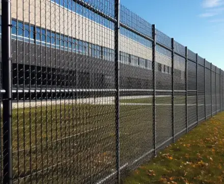 A newly installed school commercial fence in Port Macquarie